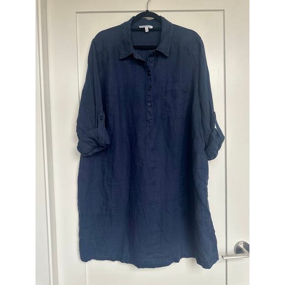 Michael Stars Navy Midi Dress - Picture 3 of 13